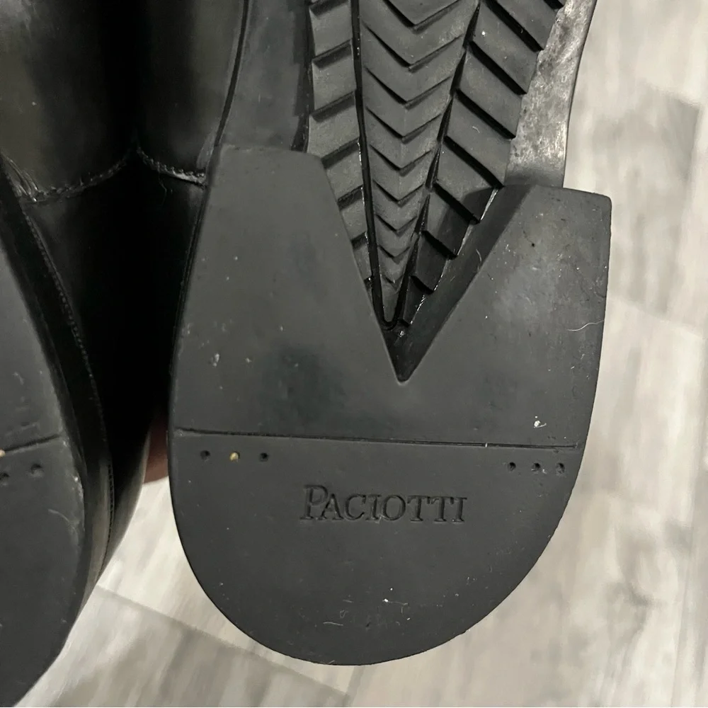 Cesare Paciotti Mens Shoes Size 6 US  Black Laceless Derby - Picture 10 of 11